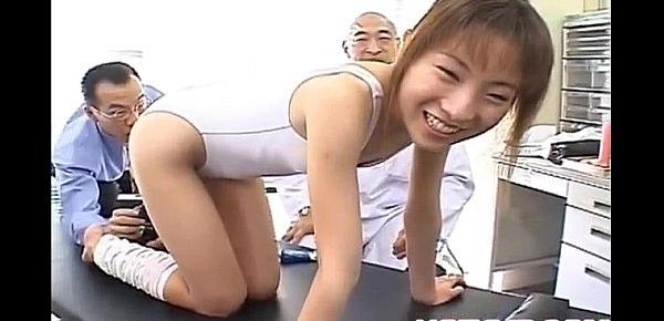 Emi Takanashi and anal dildos